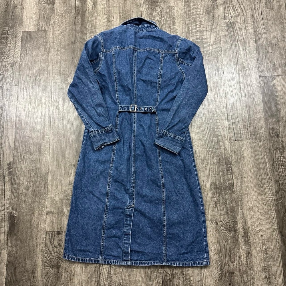 Vintage Y2K Faded Glory denim buckle dress - Picture 2 of 8